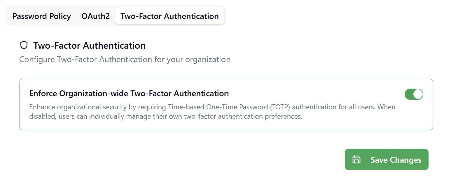 2FA Enforced