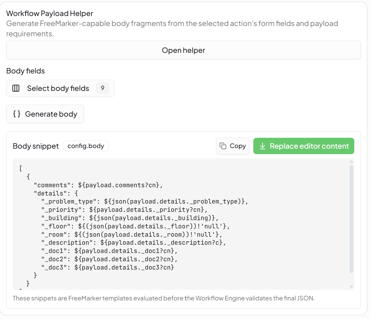 Payload Helper