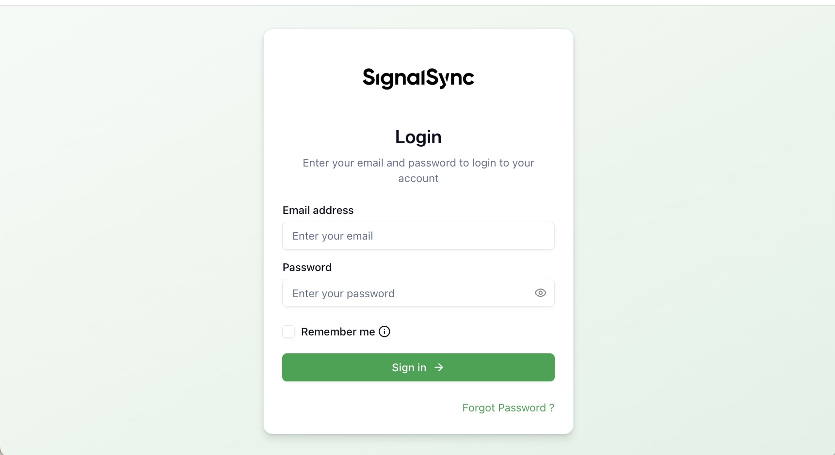 Login